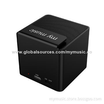 2014 New Bluetooth Mini Speaker with L45*W45*H40mm, 2W Output